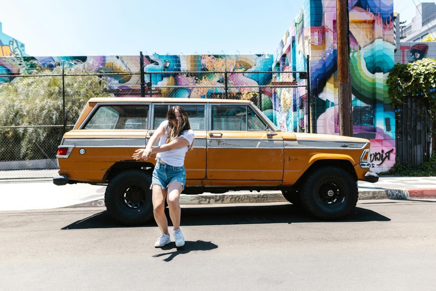 Dance technique demonstration